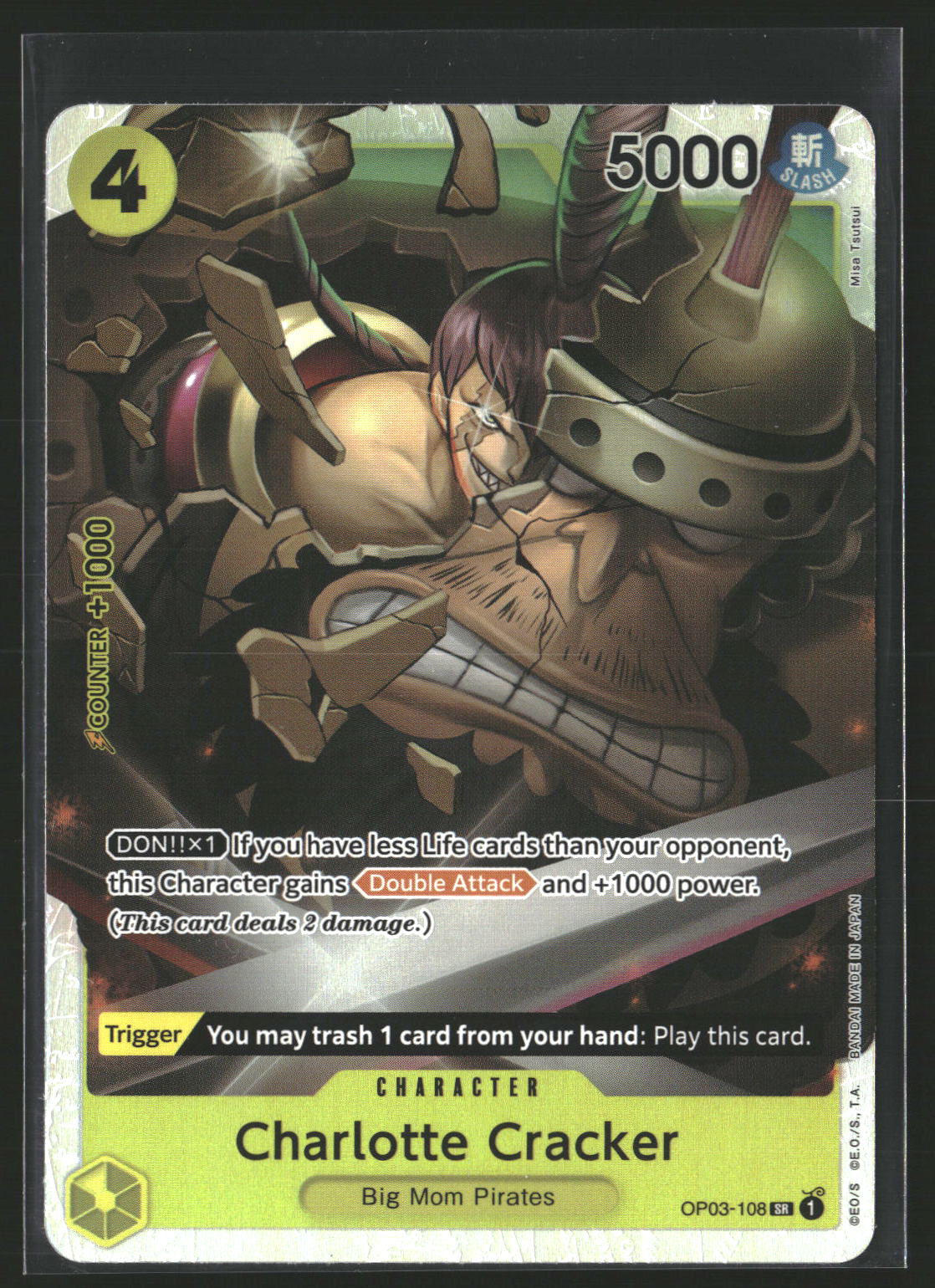 Charlotte Cracker (Reprint) #OP03-108 Super Rare Premium Booster -The Best-