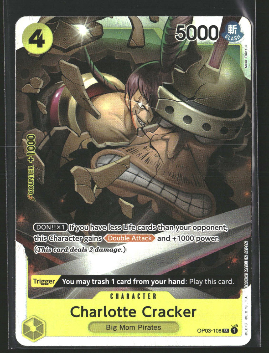 Charlotte Cracker (Reprint) #OP03-108 Super Rare Premium Booster -The Best-