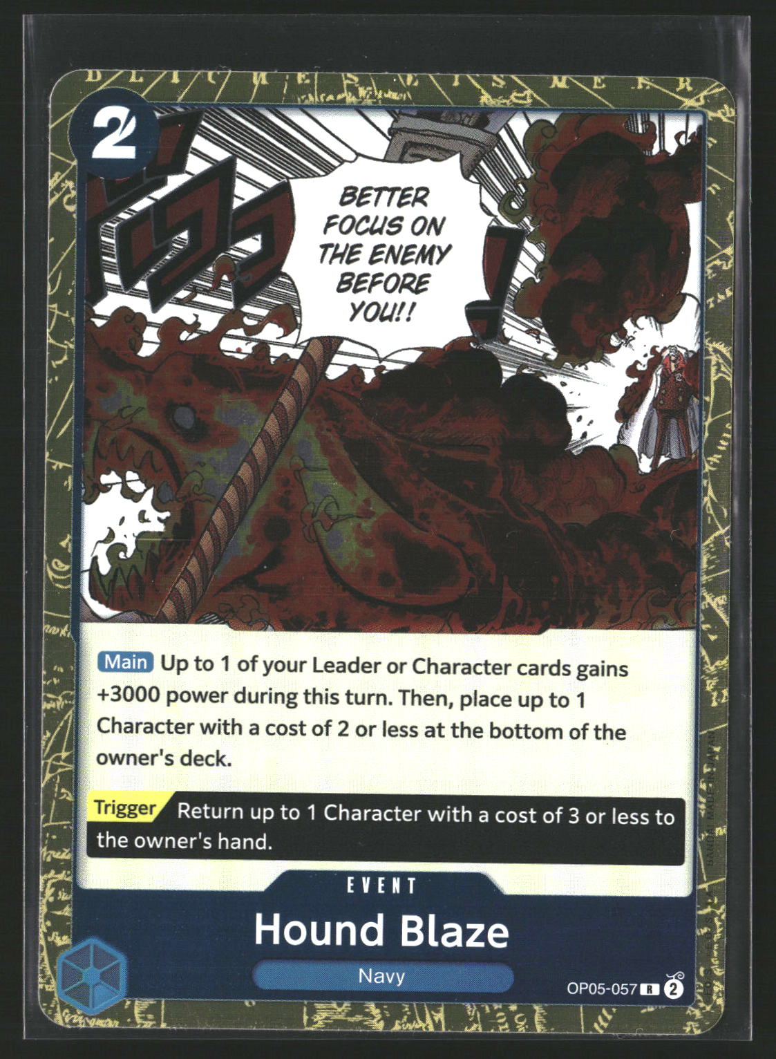 Hound Blaze (Textured Foil) #OP05-057 Rare Premium Booster -The Best-