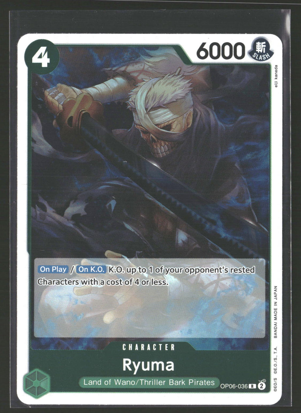 Ryuma #OP06-036 Rare Wings of the Captain