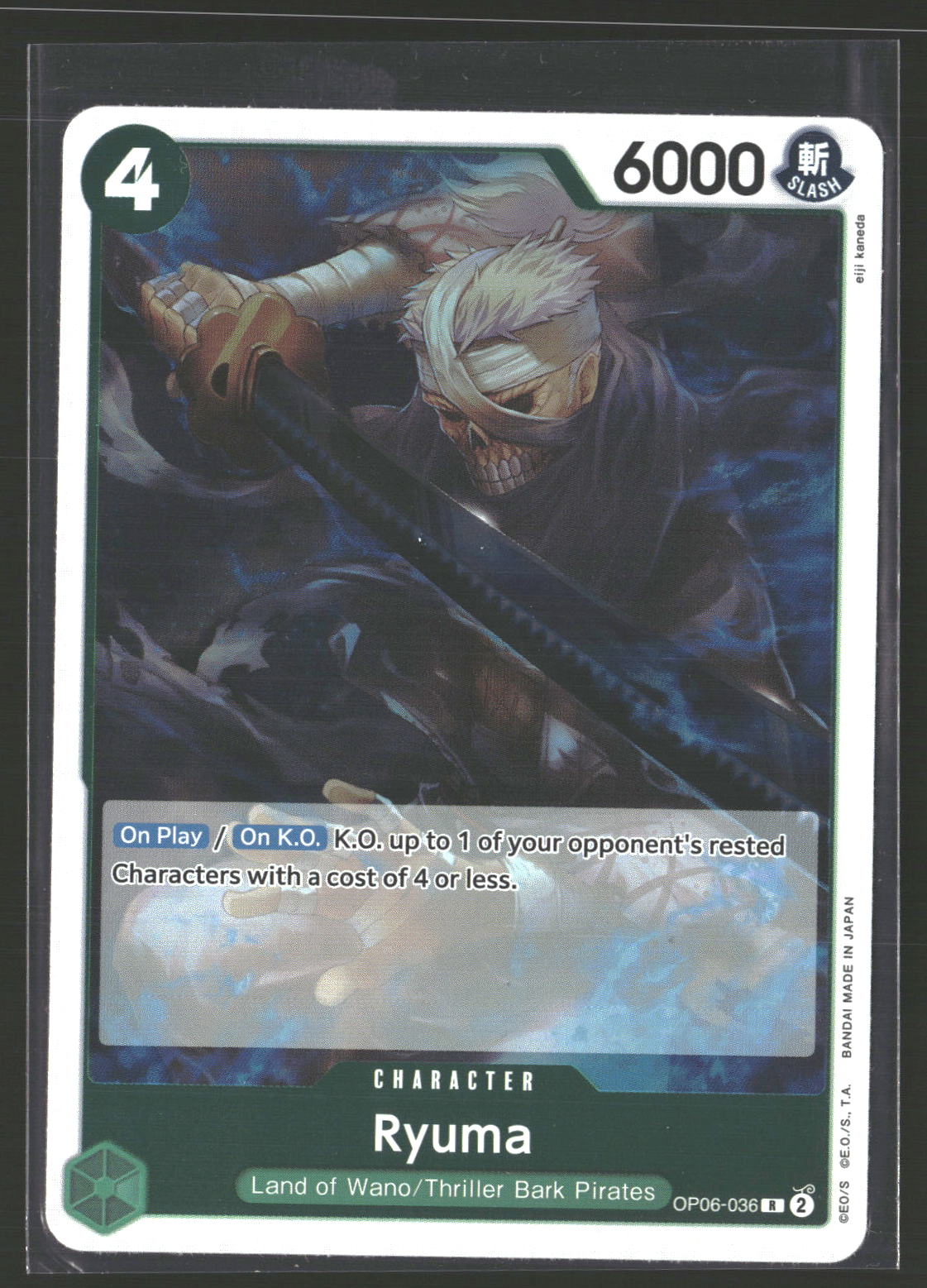 Ryuma #OP06-036 Rare Wings of the Captain
