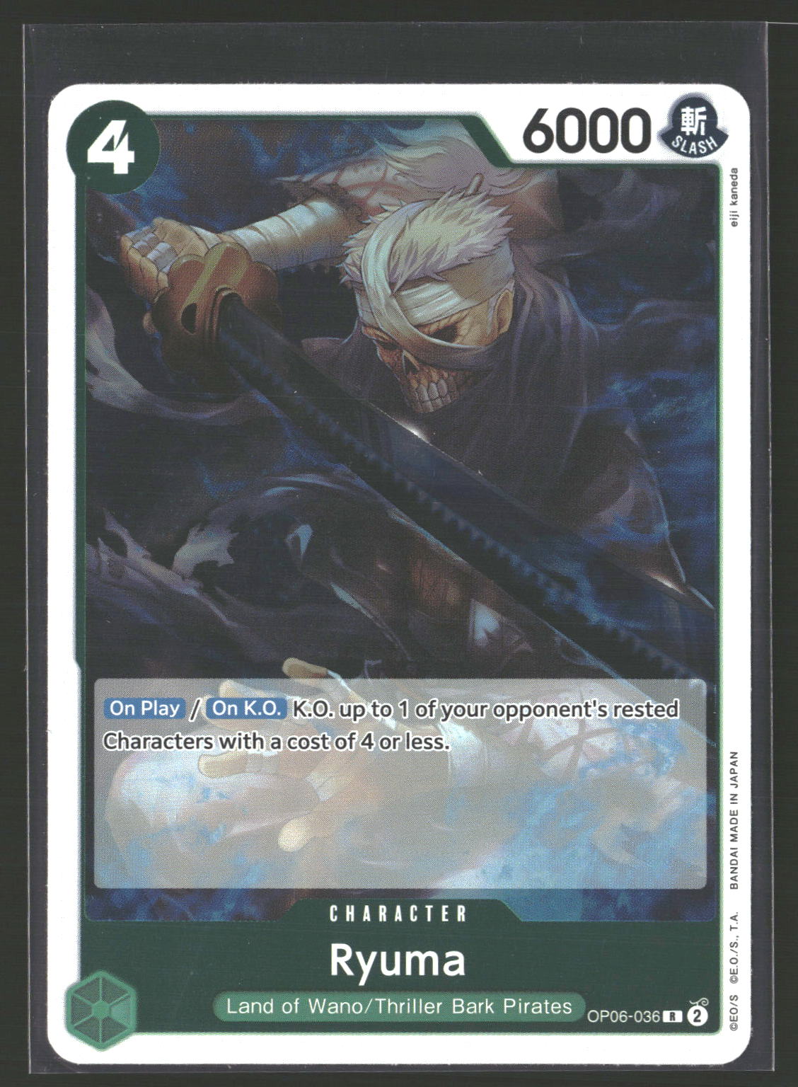 Ryuma #OP06-036 Rare Wings of the Captain