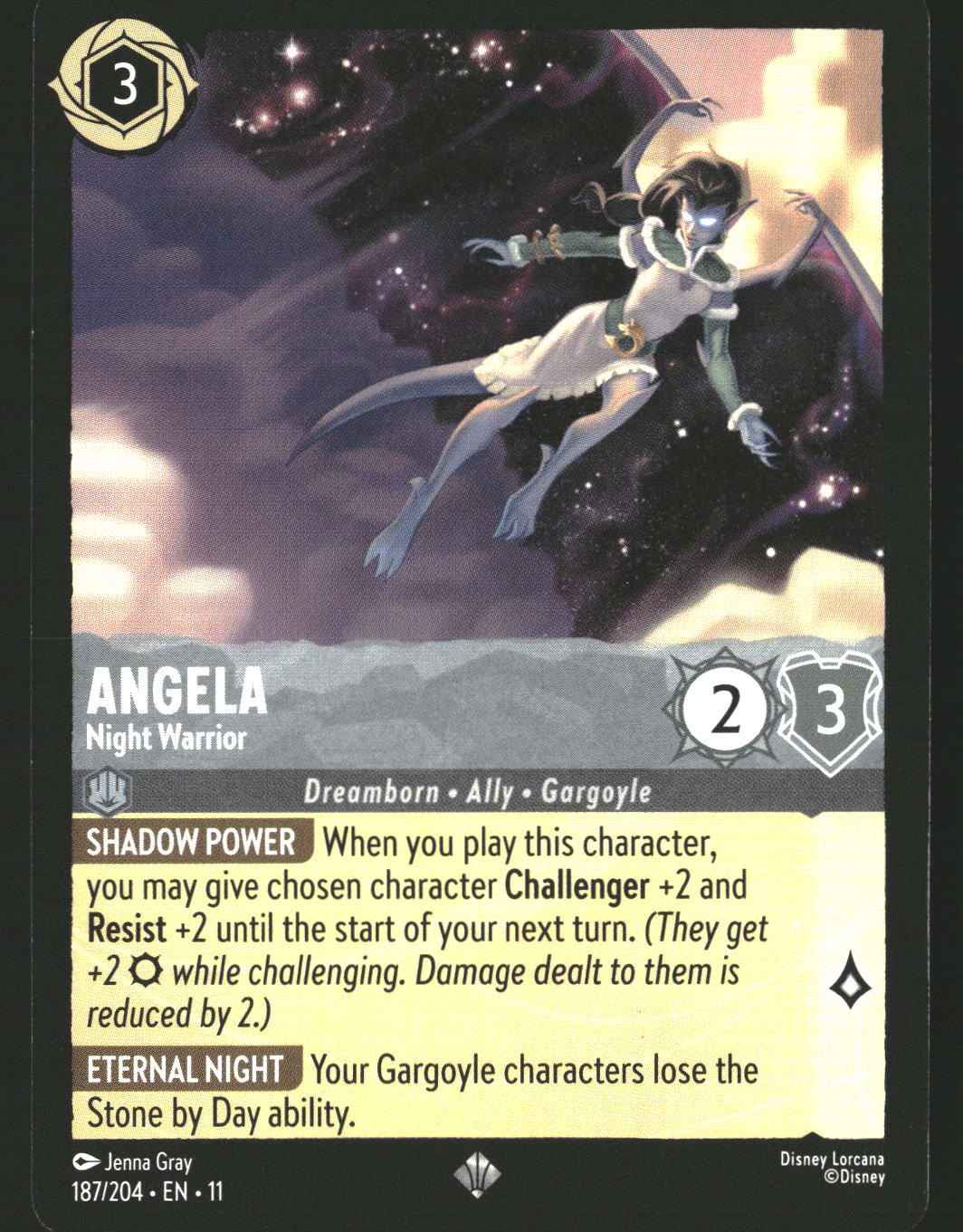Angela #187/204 Super Rare Winterspell