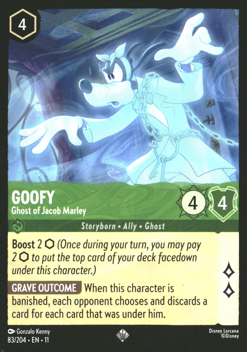Goofy #83/204 Super Rare Winterspell