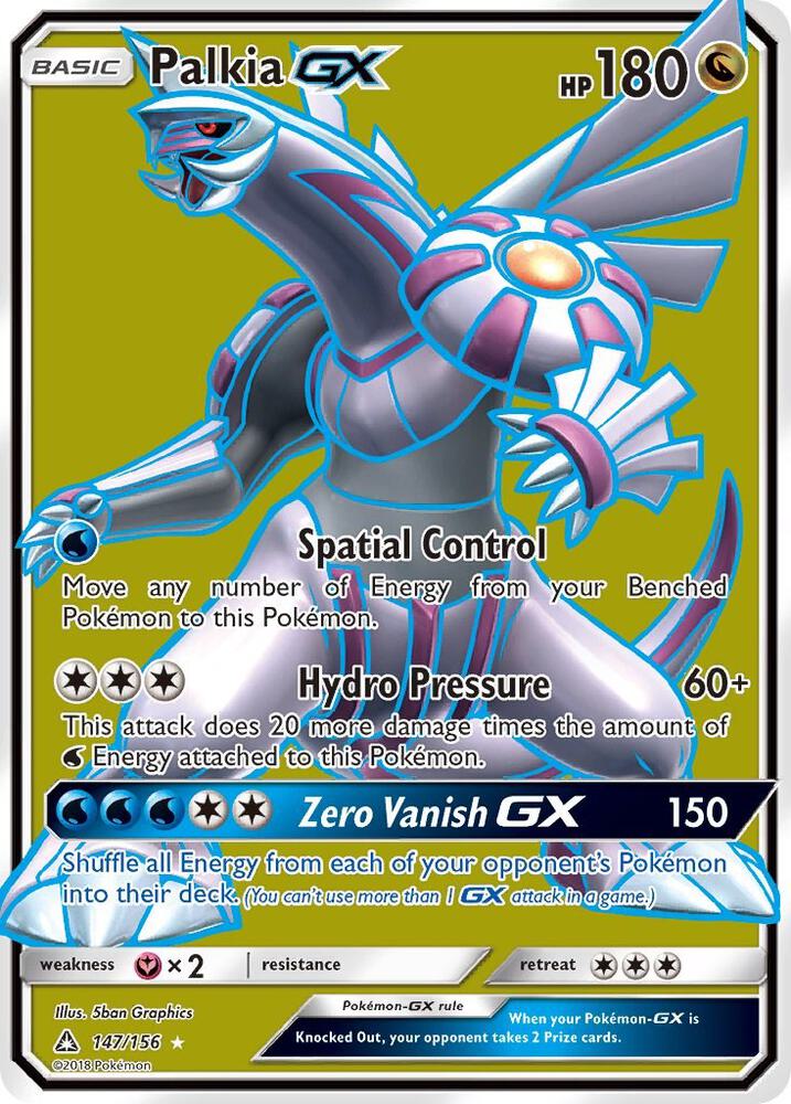 Palkia GX 147/156 (SM - Ultra Prism)  - Holofoil