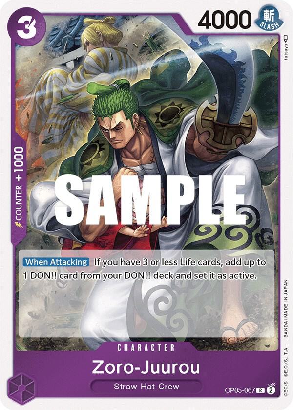 Zoro-Juurou OP05-067 (Awakening of the New Era)  - Foil