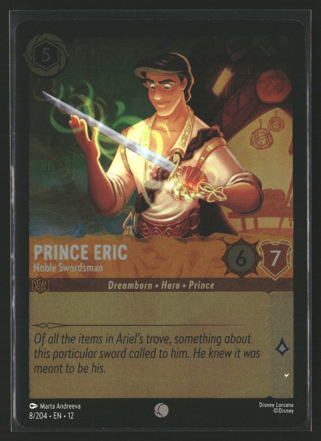 Prince Eric #8/204 Common Wilds Unknown