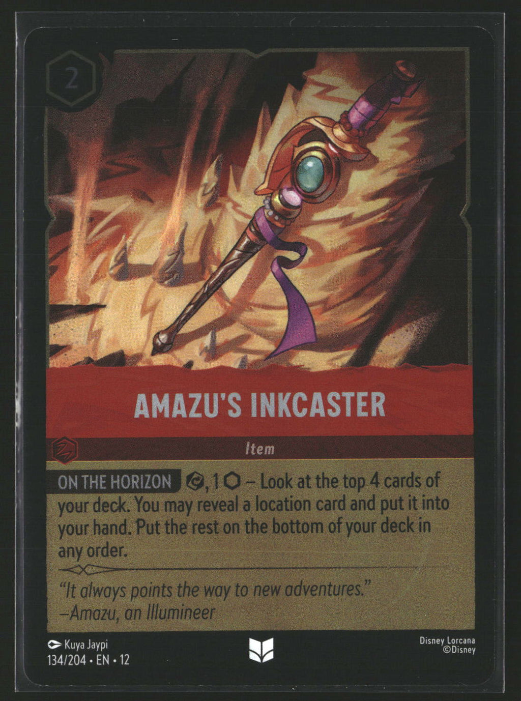Amazu's Inkcaster #134/204 Uncommon Wilds Unknown