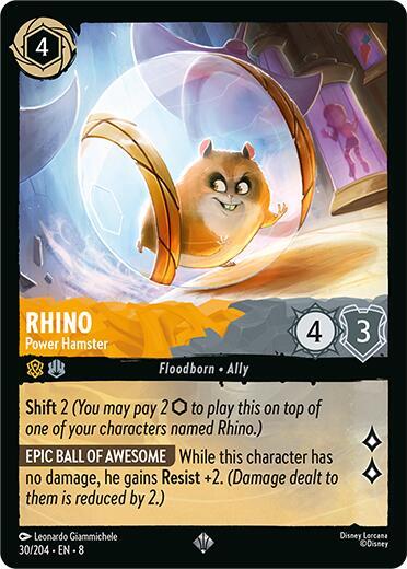 Rhino, Power Hamster 30/204 (Reign of Jafar) 