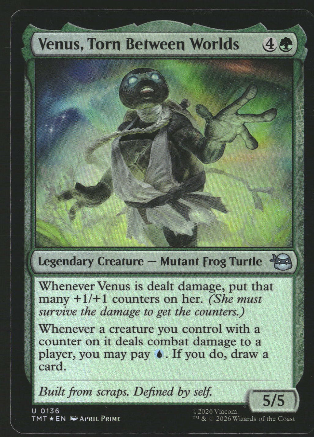 Teenage Mutant Ninja Turtles #136 Venus, Torn Between Worlds Foil
