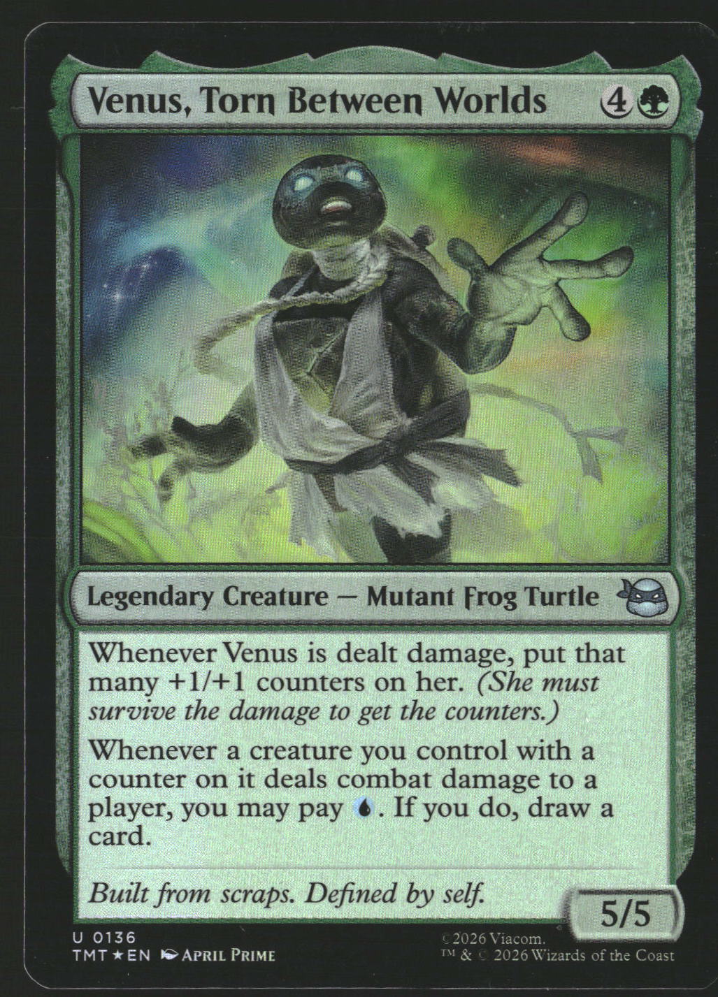 Teenage Mutant Ninja Turtles #136 Venus, Torn Between Worlds Foil
