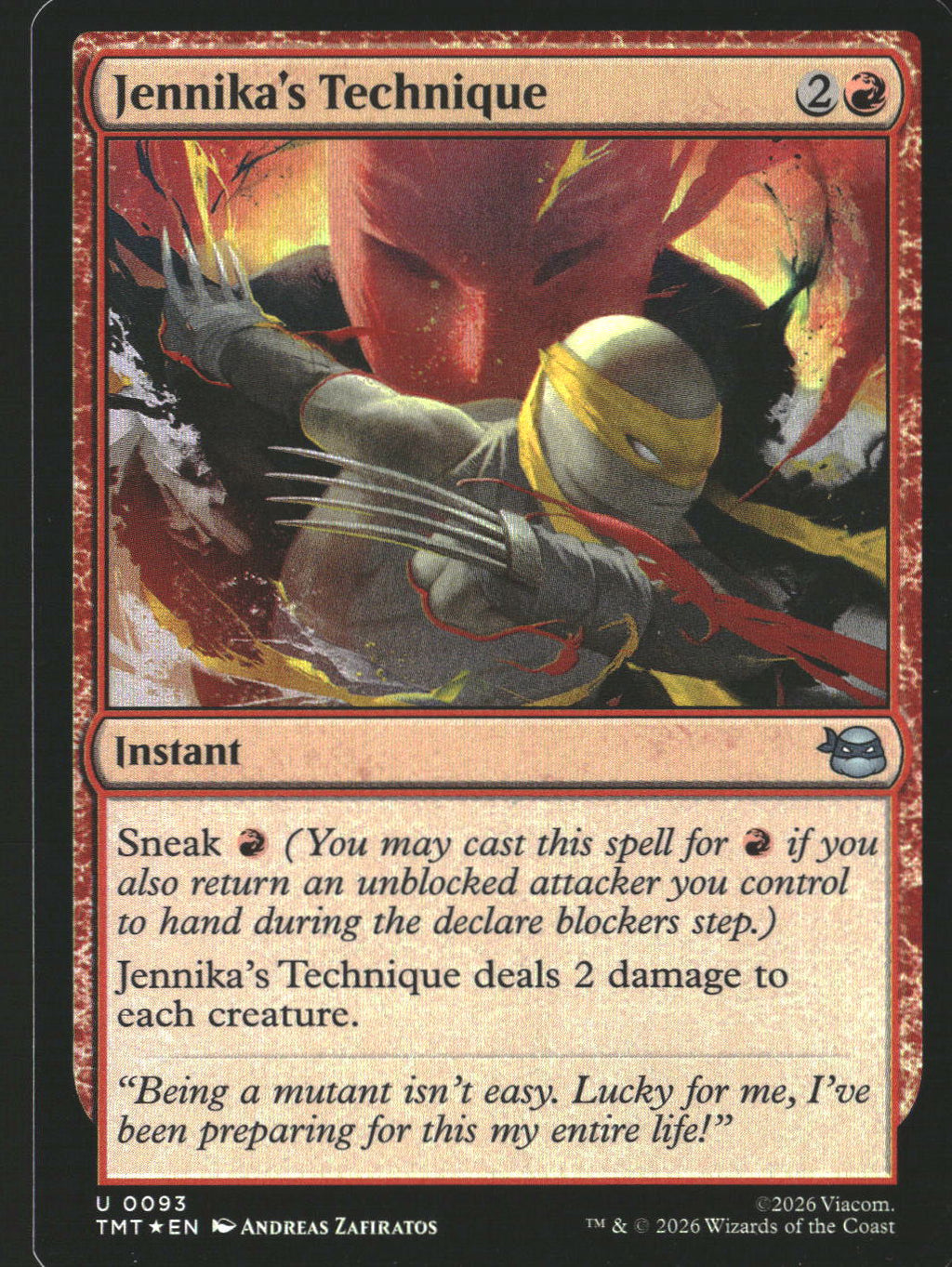 Teenage Mutant Ninja Turtles #93 Jennika's Technique Foil