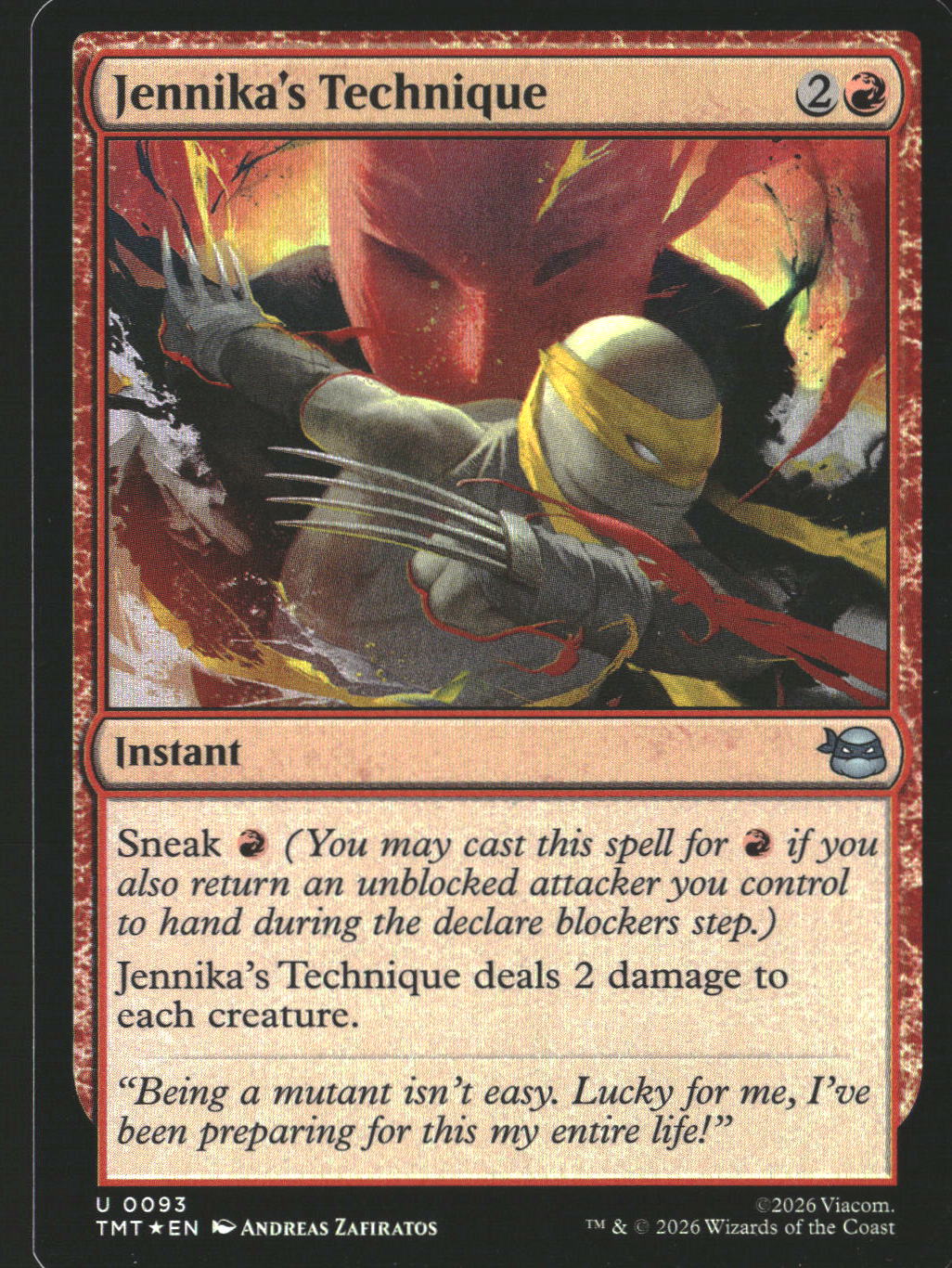 Teenage Mutant Ninja Turtles #93 Jennika's Technique Foil