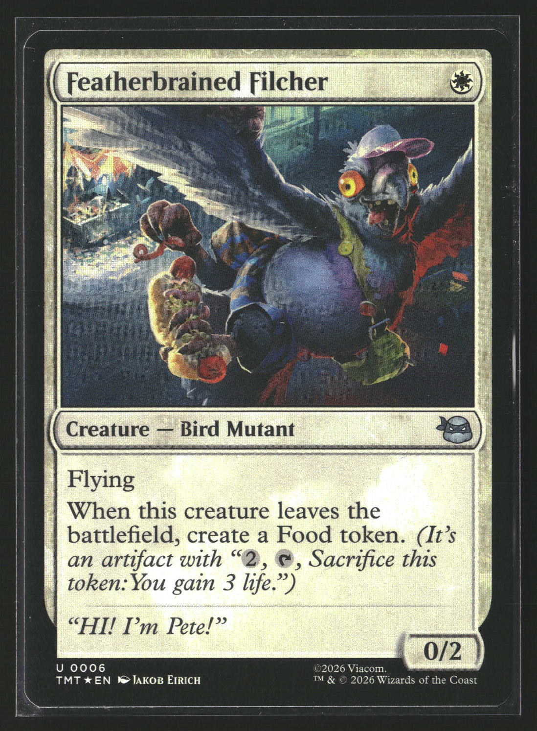Teenage Mutant Ninja Turtles #6 Featherbrained Filcher Foil