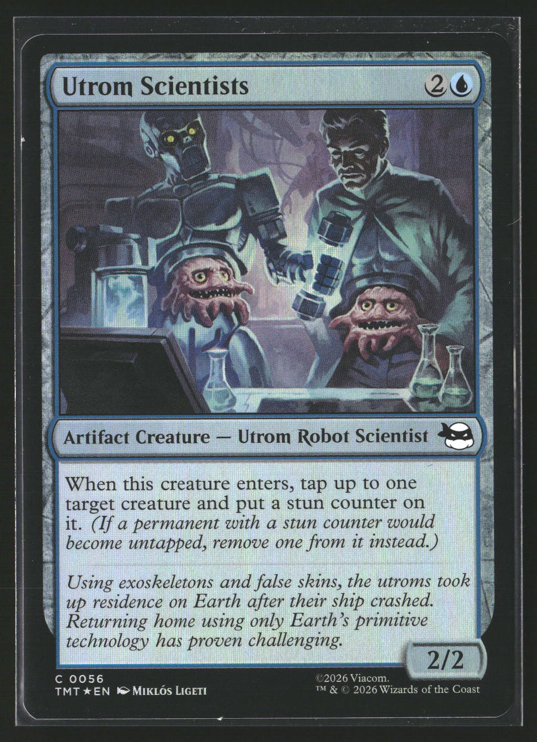 Teenage Mutant Ninja Turtles #56 Utrom Scientists Foil