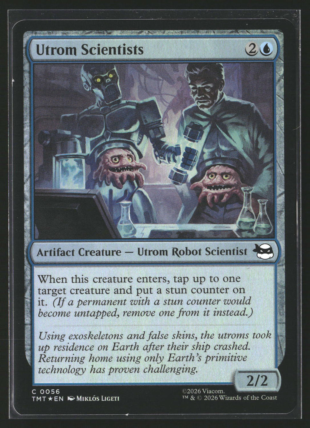 Teenage Mutant Ninja Turtles #56 Utrom Scientists Foil