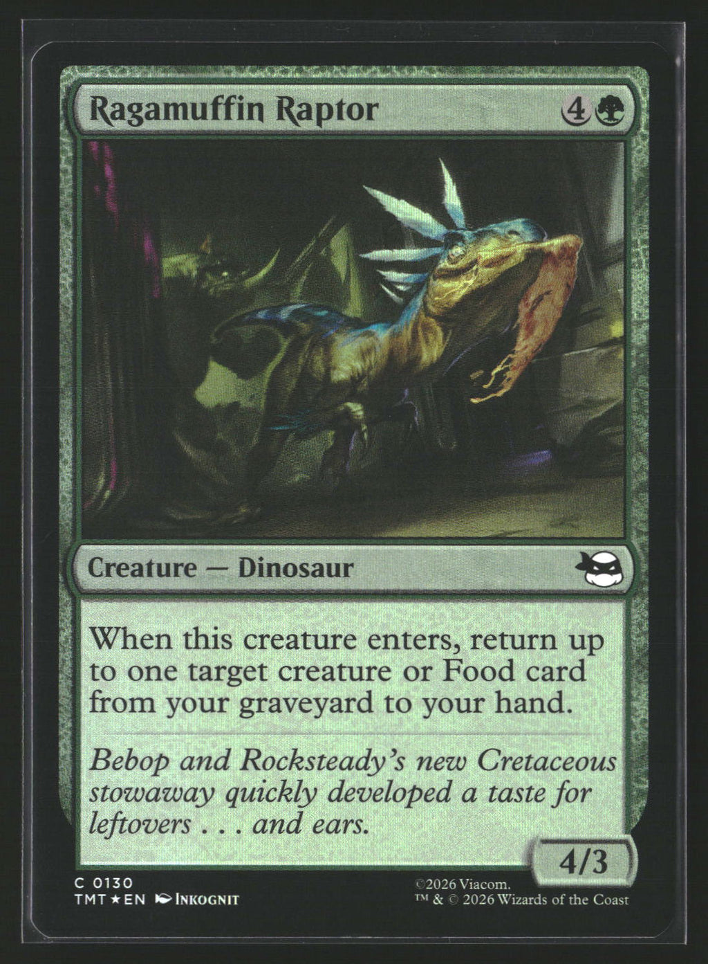 Teenage Mutant Ninja Turtles #130 Ragamuffin Raptor Foil