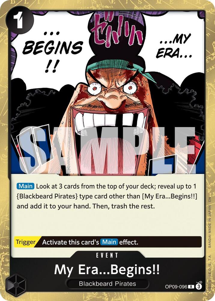 My Era...Begins!! (Reprint) OP09-096 (Premium Booster -The Best- Vol. 2)  - Foil