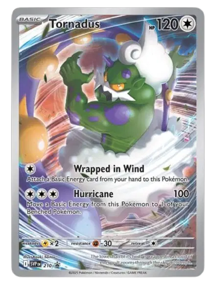 Tornadus - SVP 210 ETB Promo - White Flare - Pokémon Card