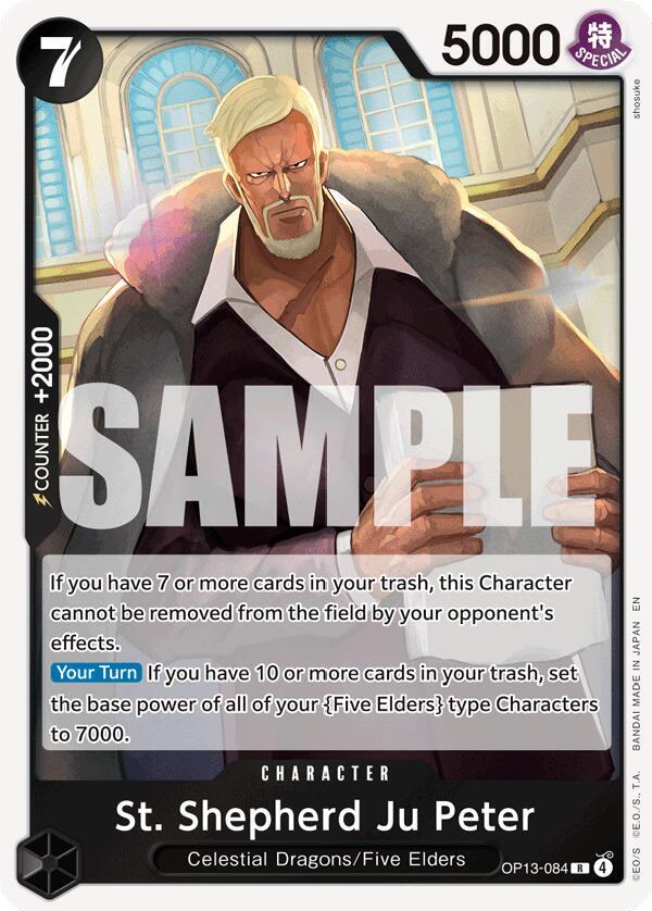 St. Shepherd Ju Peter OP13-084 (Carrying On His Will)  - Foil