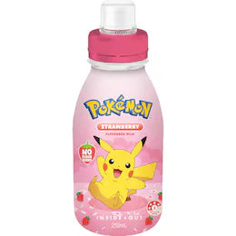 Inside Out Pokemon Milk Pop Top Strawberry 250mL