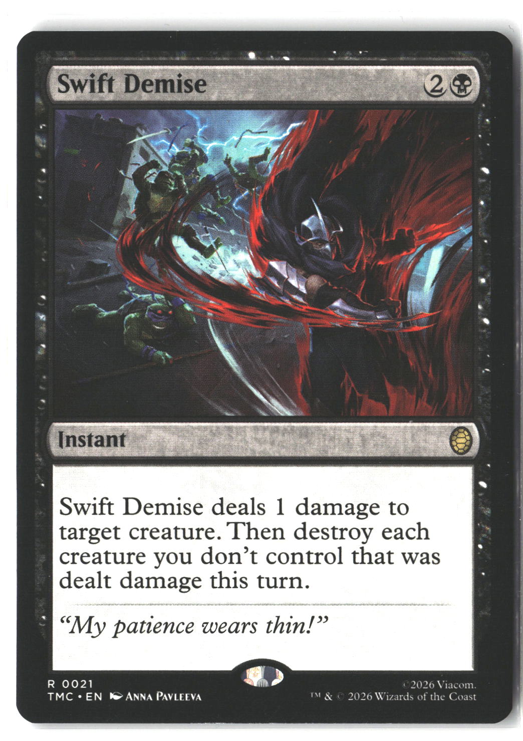 Swift Demise #21 Rare Commander: Teenage Mutant Ninja Turtles
