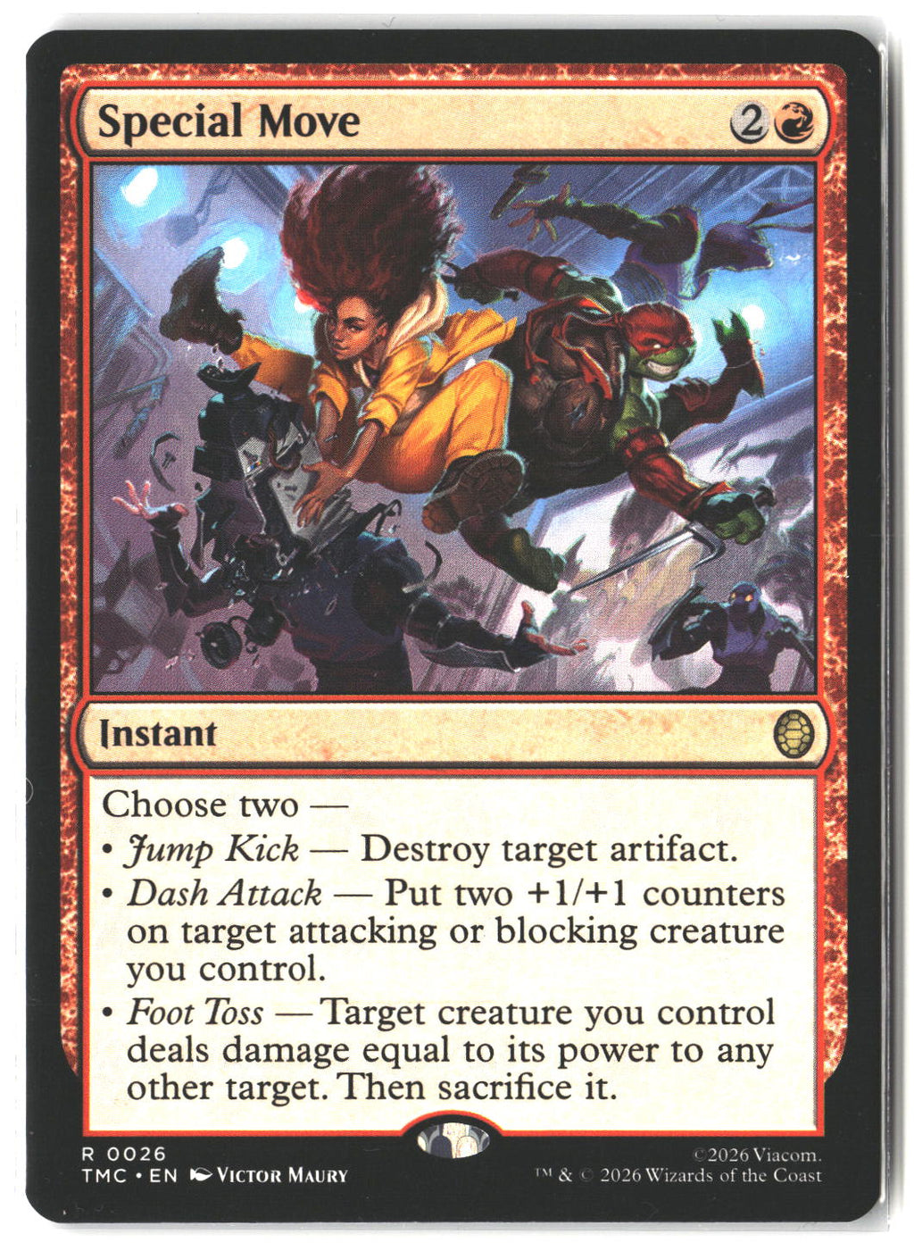 Special Move #26 Rare Commander: Teenage Mutant Ninja Turtles