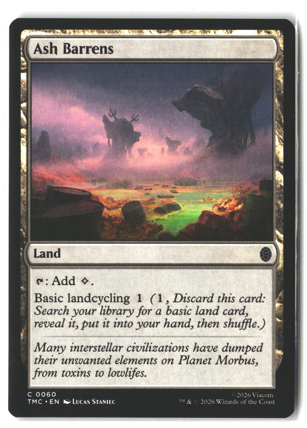 Ash Barrens #60 Common Commander: Teenage Mutant Ninja Turtles