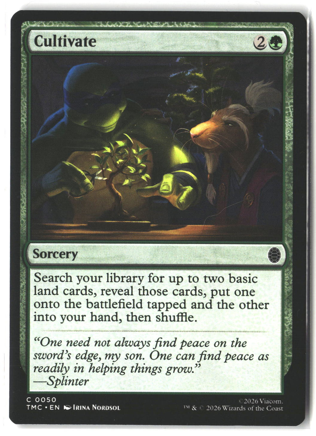 Cultivate #50 Common Commander: Teenage Mutant Ninja Turtles