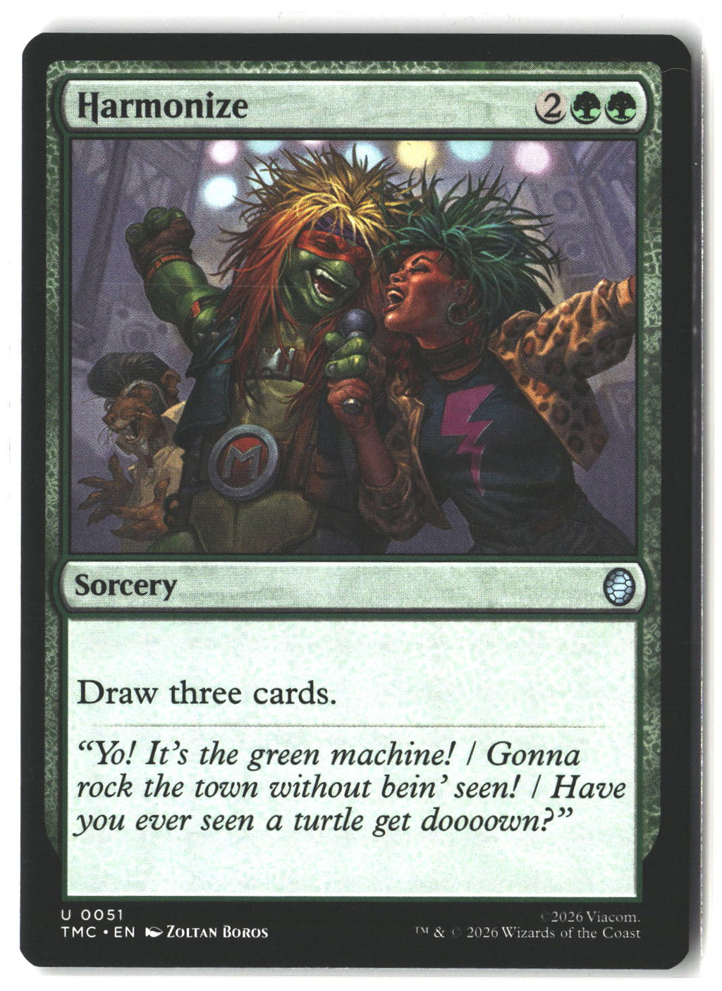 Harmonize #51 Uncommon Commander: Teenage Mutant Ninja Turtles