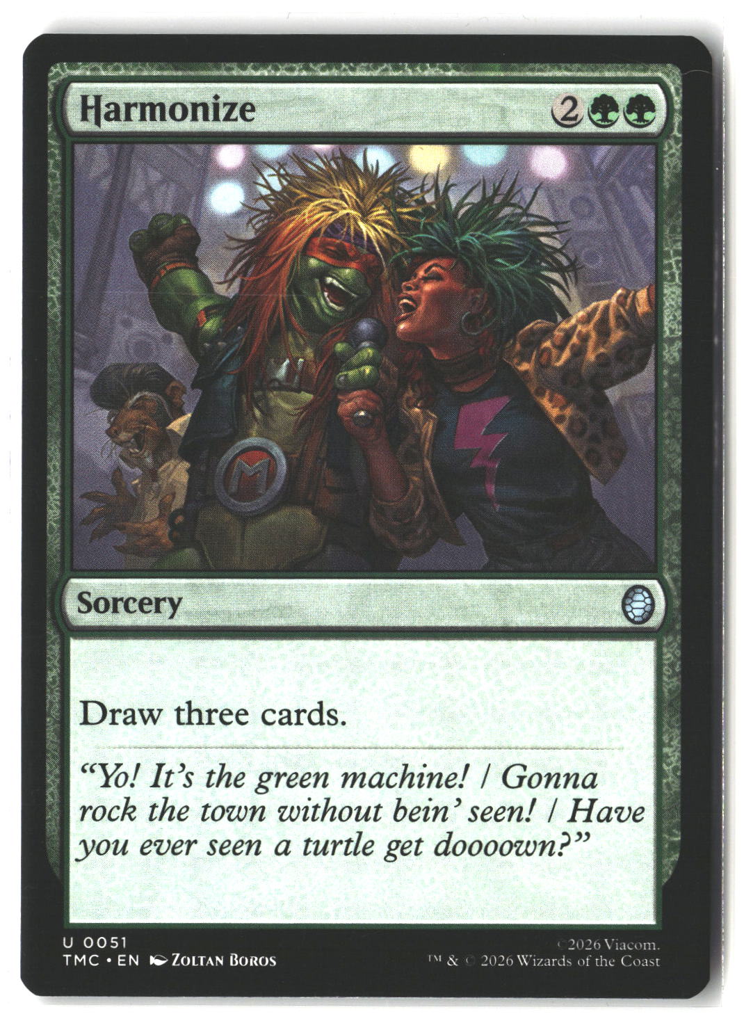 Harmonize #51 Uncommon Commander: Teenage Mutant Ninja Turtles