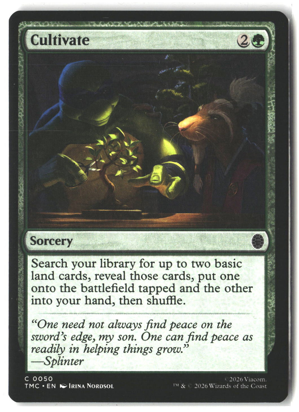 Cultivate #50 Common Commander: Teenage Mutant Ninja Turtles
