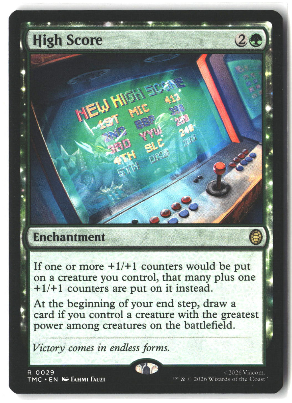 High Score #29 Rare Commander: Teenage Mutant Ninja Turtles