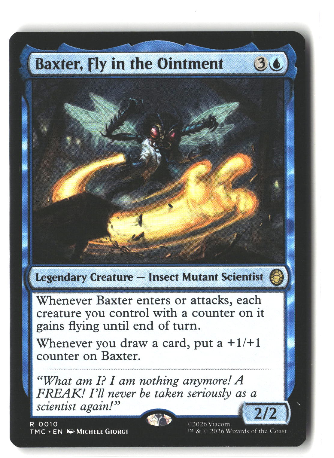 Baxter, Fly in the Ointment #10 Rare Commander: Teenage Mutant Ninja Turtles