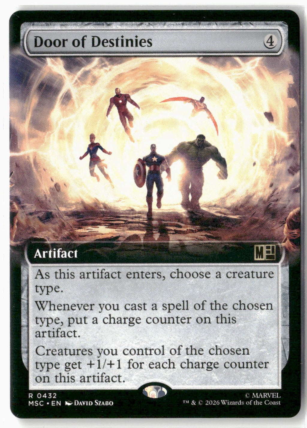 Door of Destinies (Extended Art) #432 Rare Commander: Marvel Super Heroes