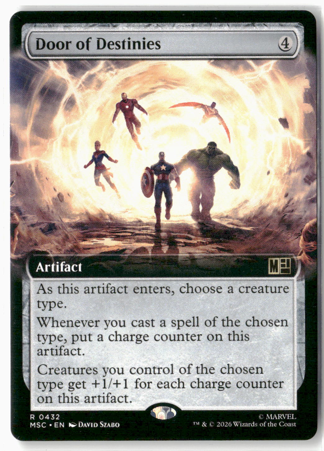Door of Destinies (Extended Art) #432 Rare Commander: Marvel Super Heroes