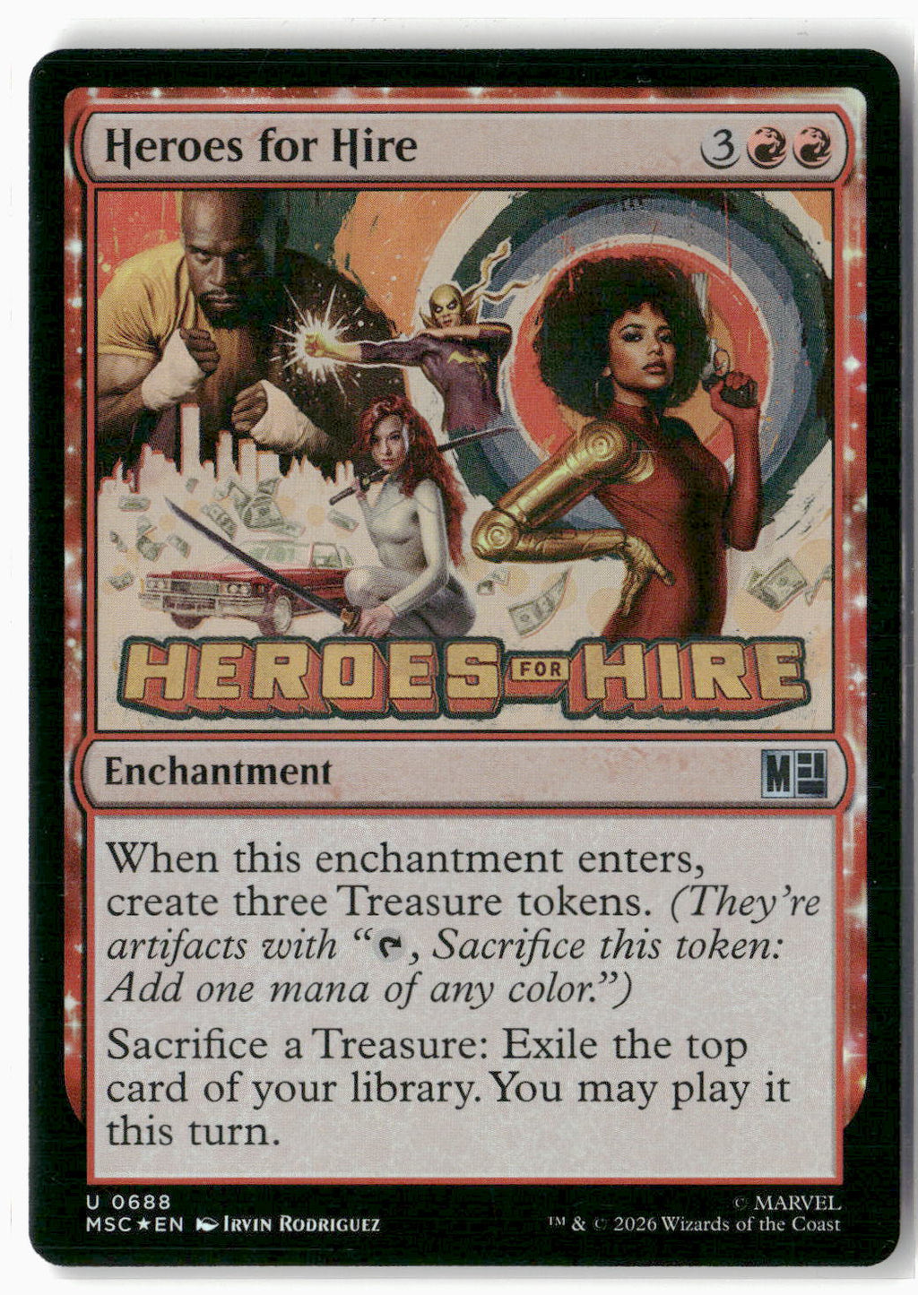 Heroes for Hire #688 Uncommon Commander: Marvel Super Heroes