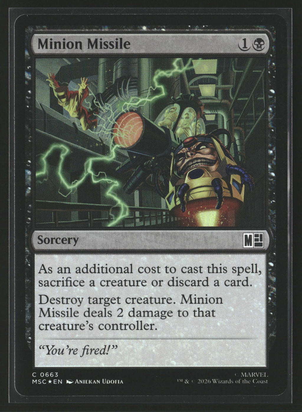Commander: Marvel Super Heroes Minion Missile