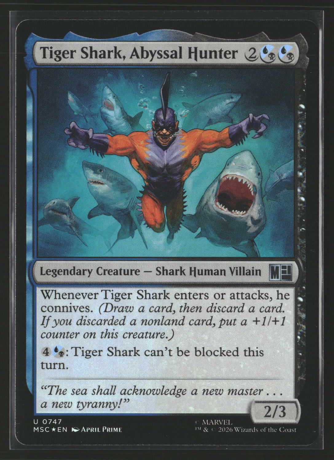 Commander: Marvel Super Heroes Tiger Shark, Abyssal Hunter
