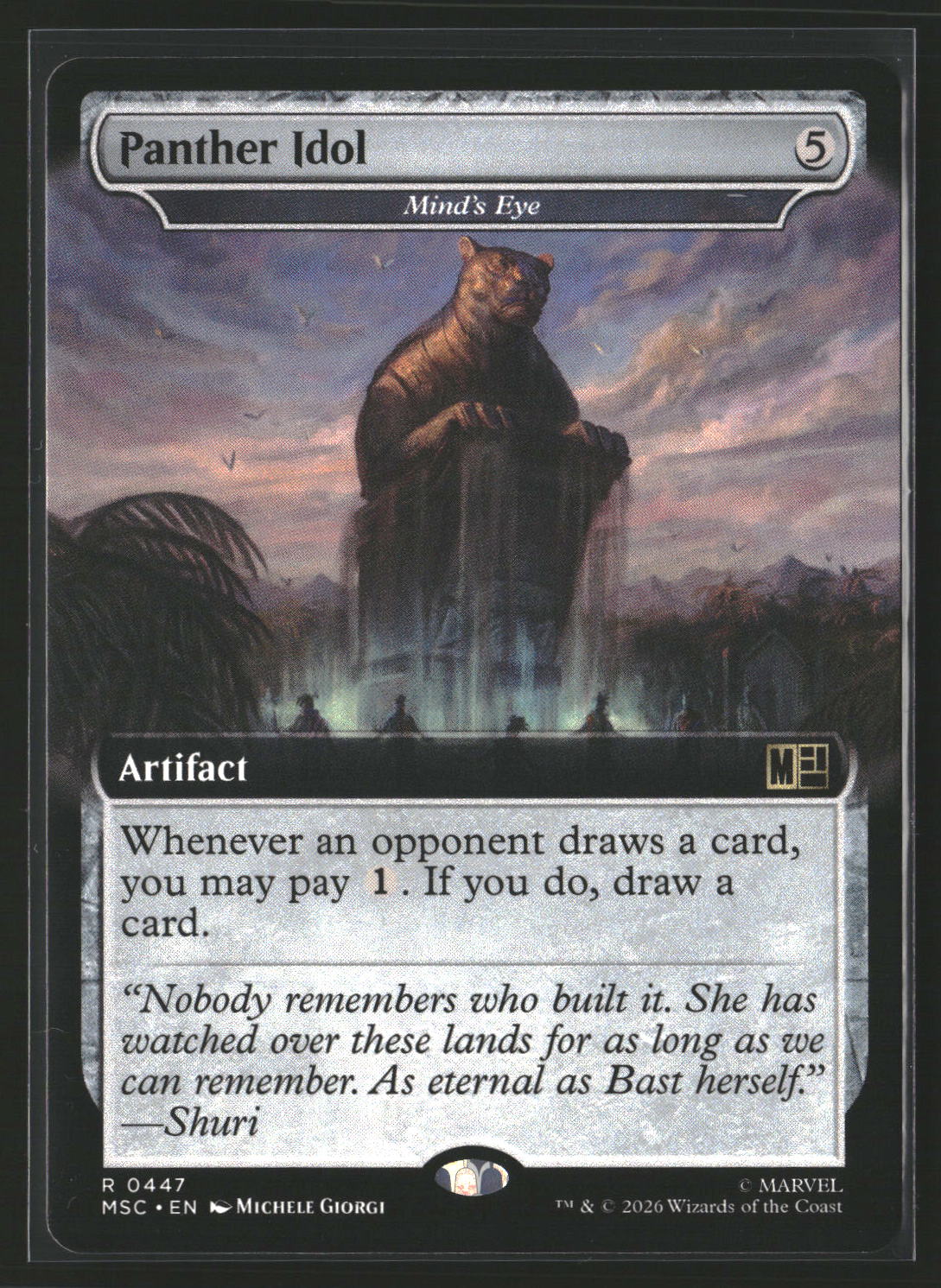 Commander: Marvel Super Heroes Panther Idol