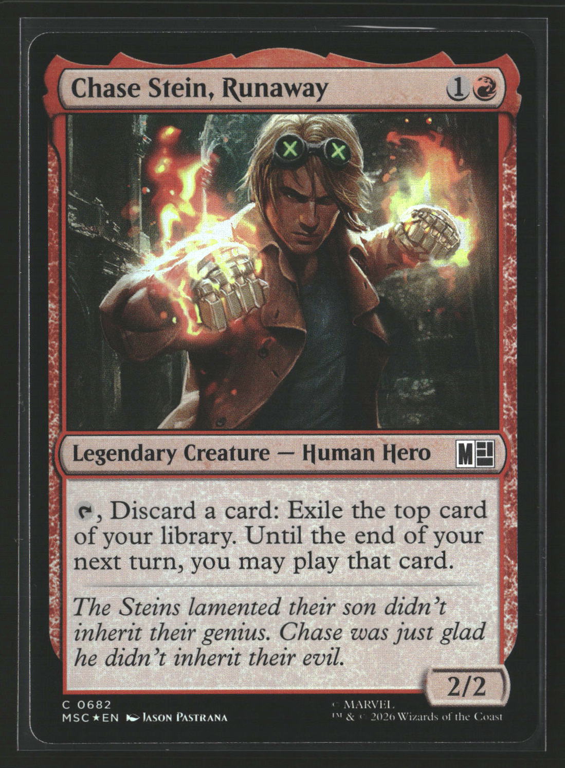 Commander: Marvel Super Heroes Chase Stein, Runaway