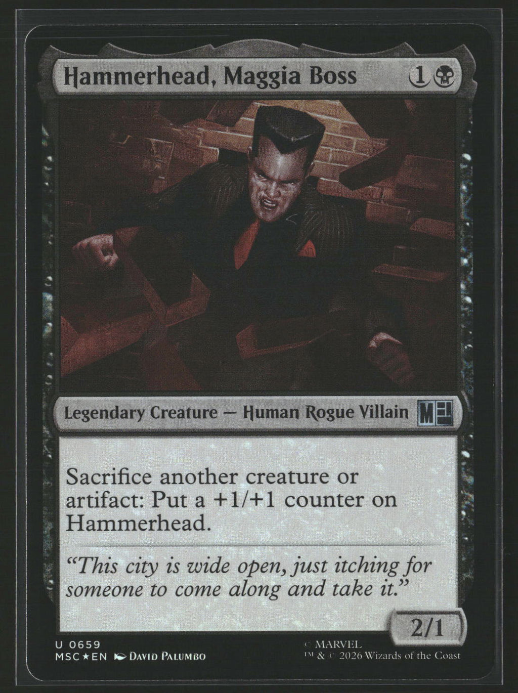 Commander: Marvel Super Heroes Hammerhead, Maggia Boss