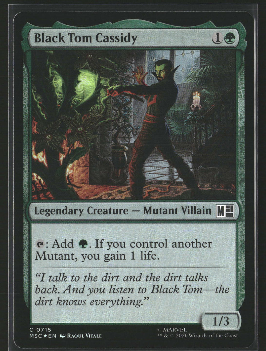 Commander: Marvel Super Heroes Black Tom Cassidy