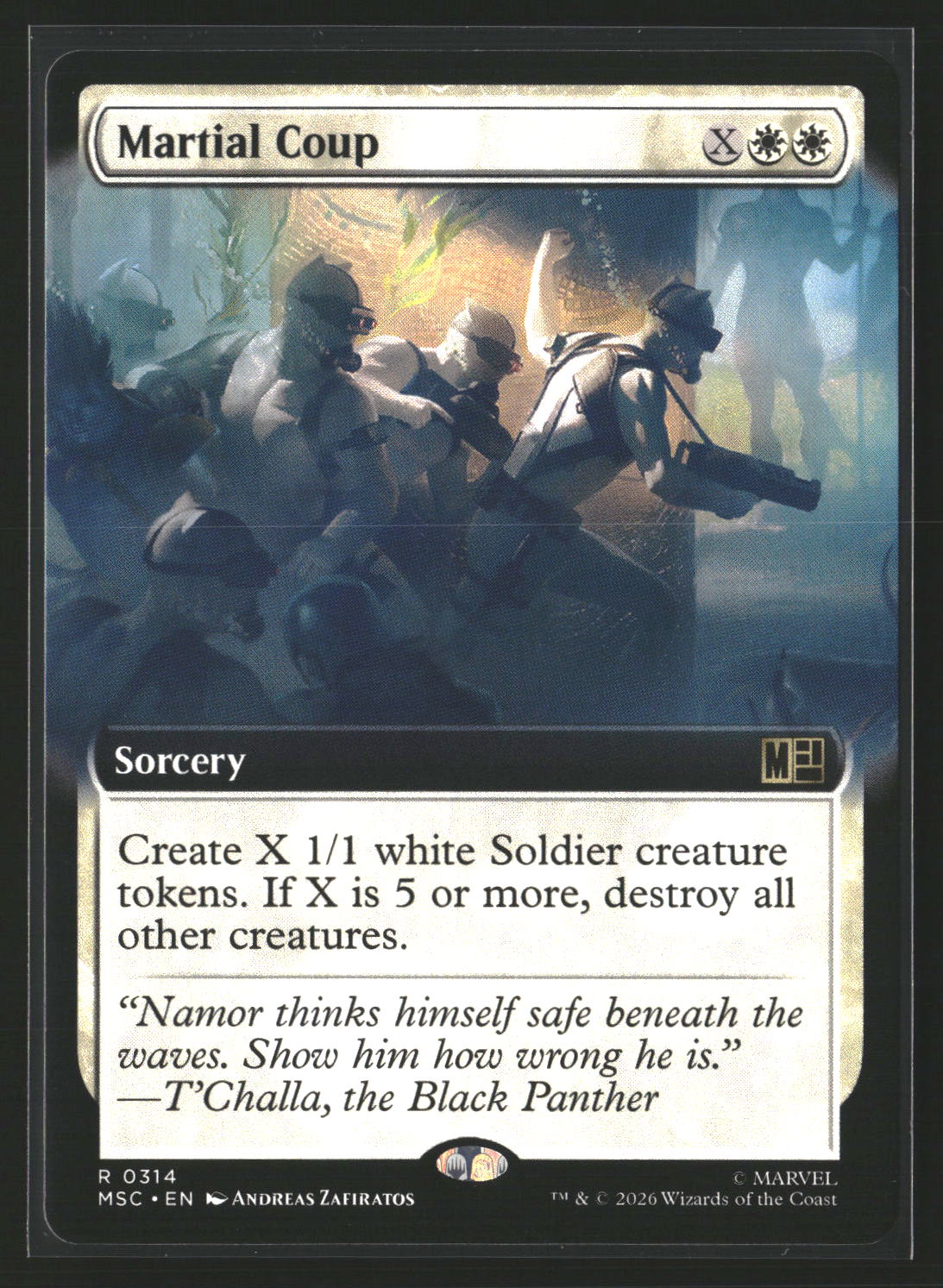 Commander: Marvel Super Heroes Martial Coup (Extended Art)