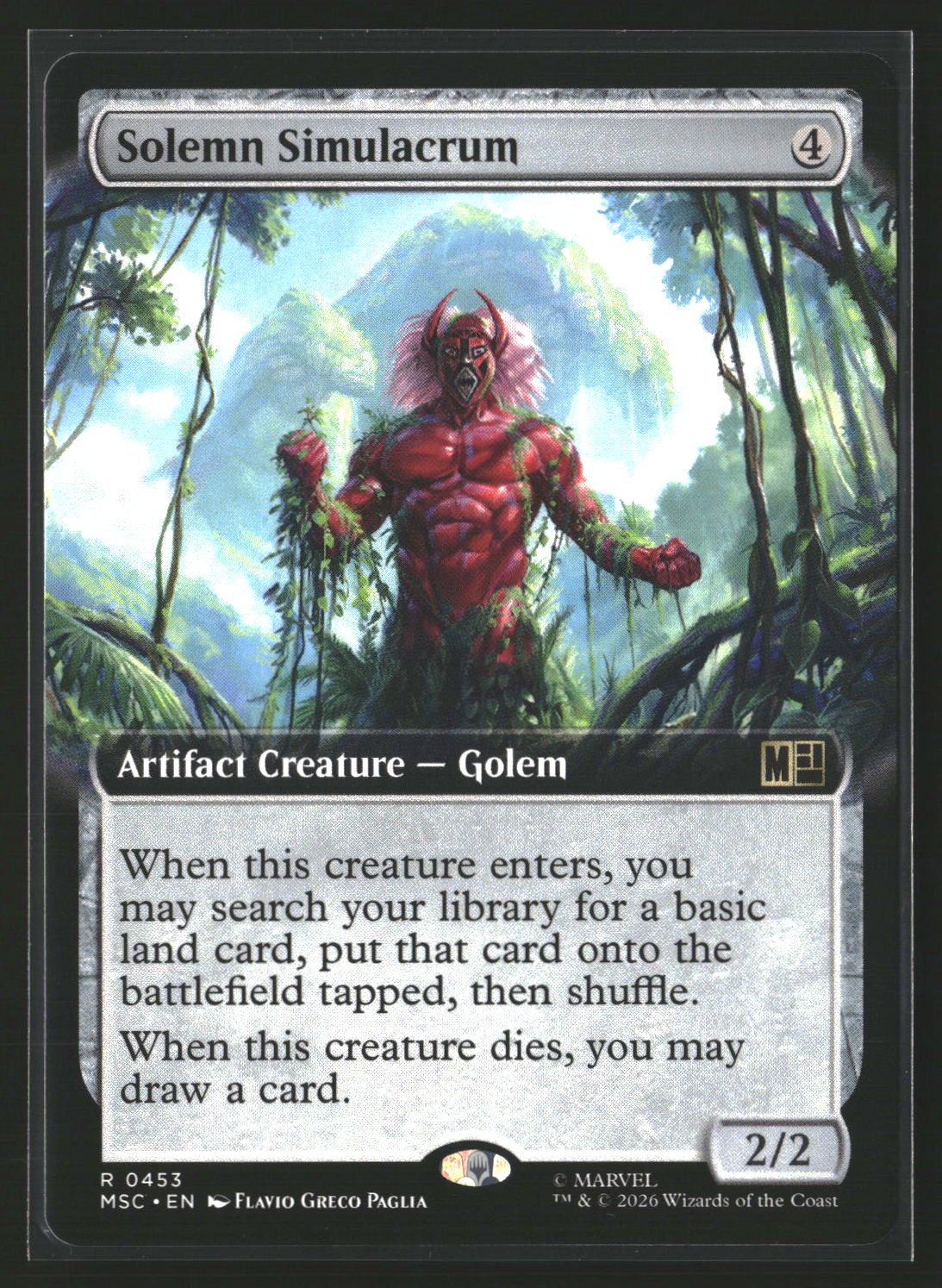 Commander: Marvel Super Heroes Solemn Simulacrum