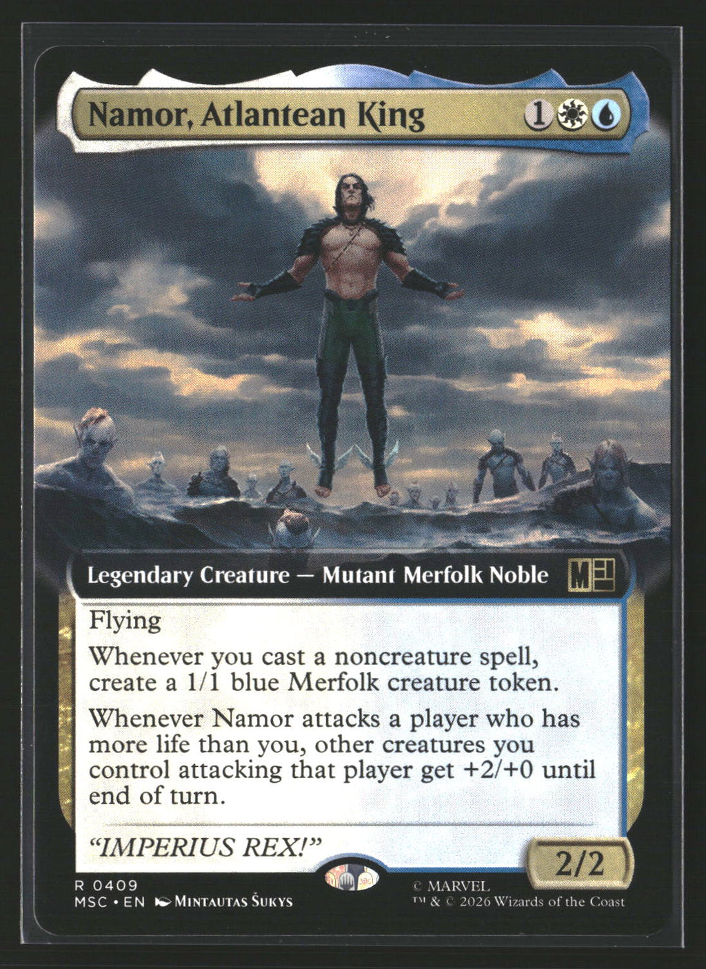 Commander: Marvel Super Heroes Namor, Atlantean King