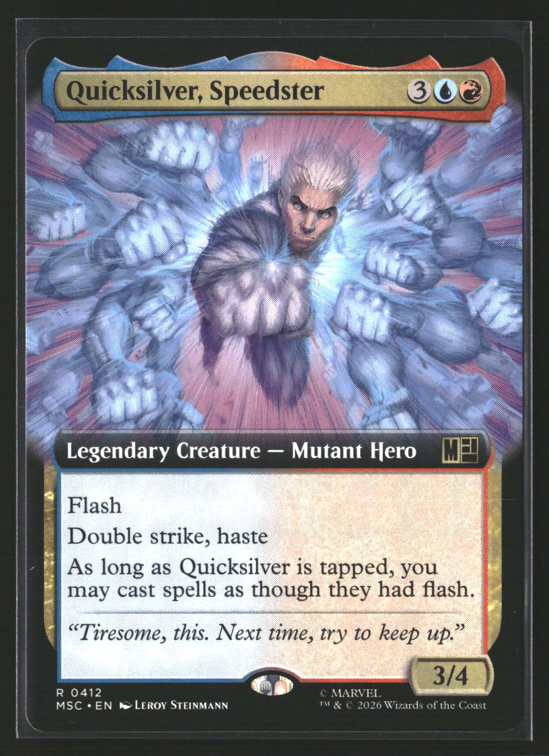 Commander: Marvel Super Heroes Quicksilver, Speedster