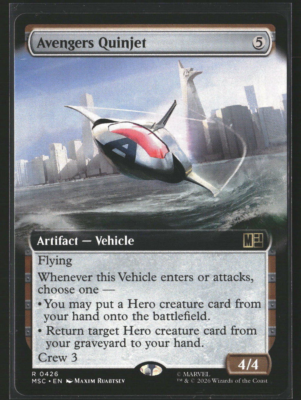 Commander: Marvel Super Heroes Avengers Quinjet