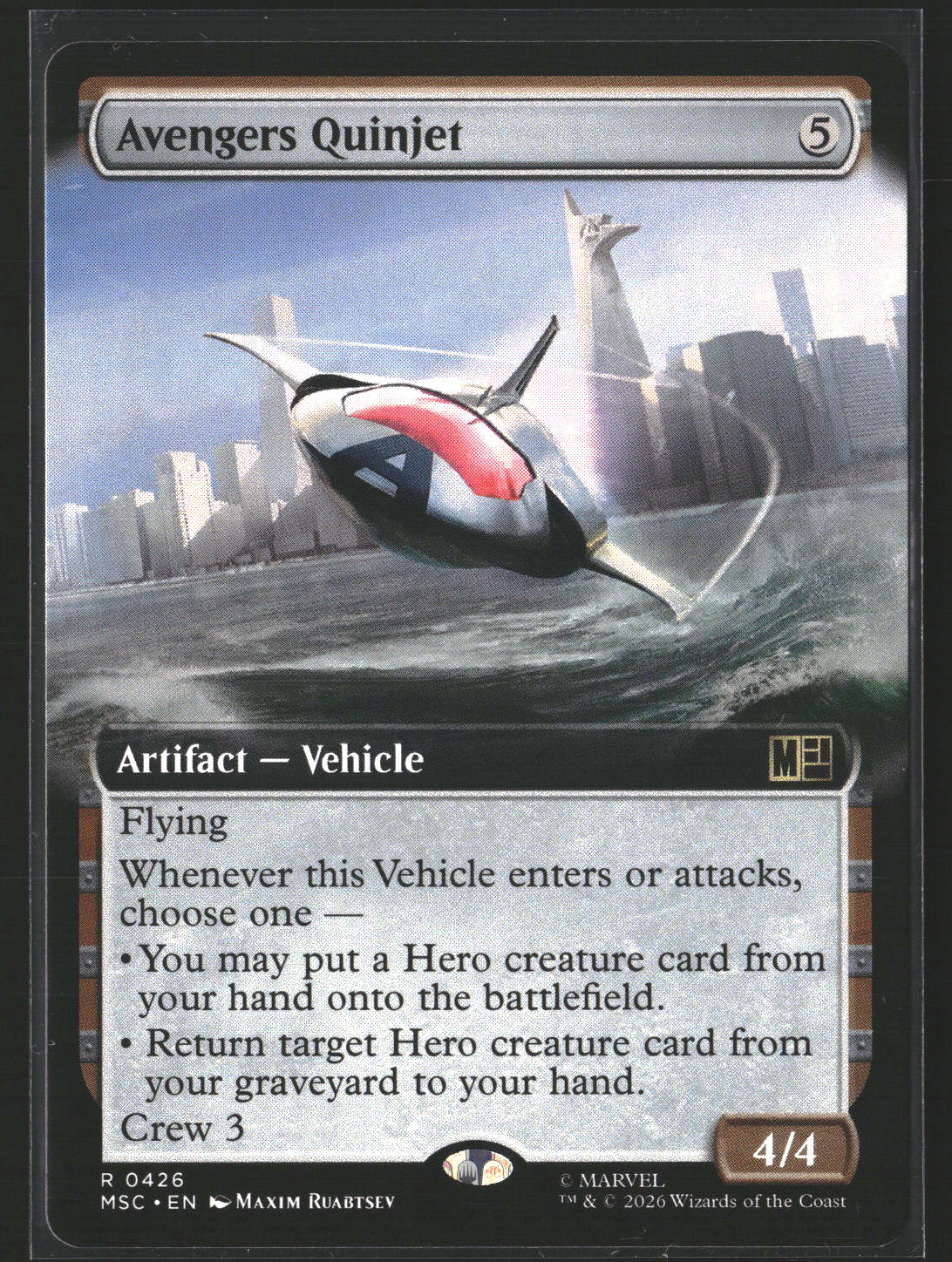 Commander: Marvel Super Heroes Avengers Quinjet