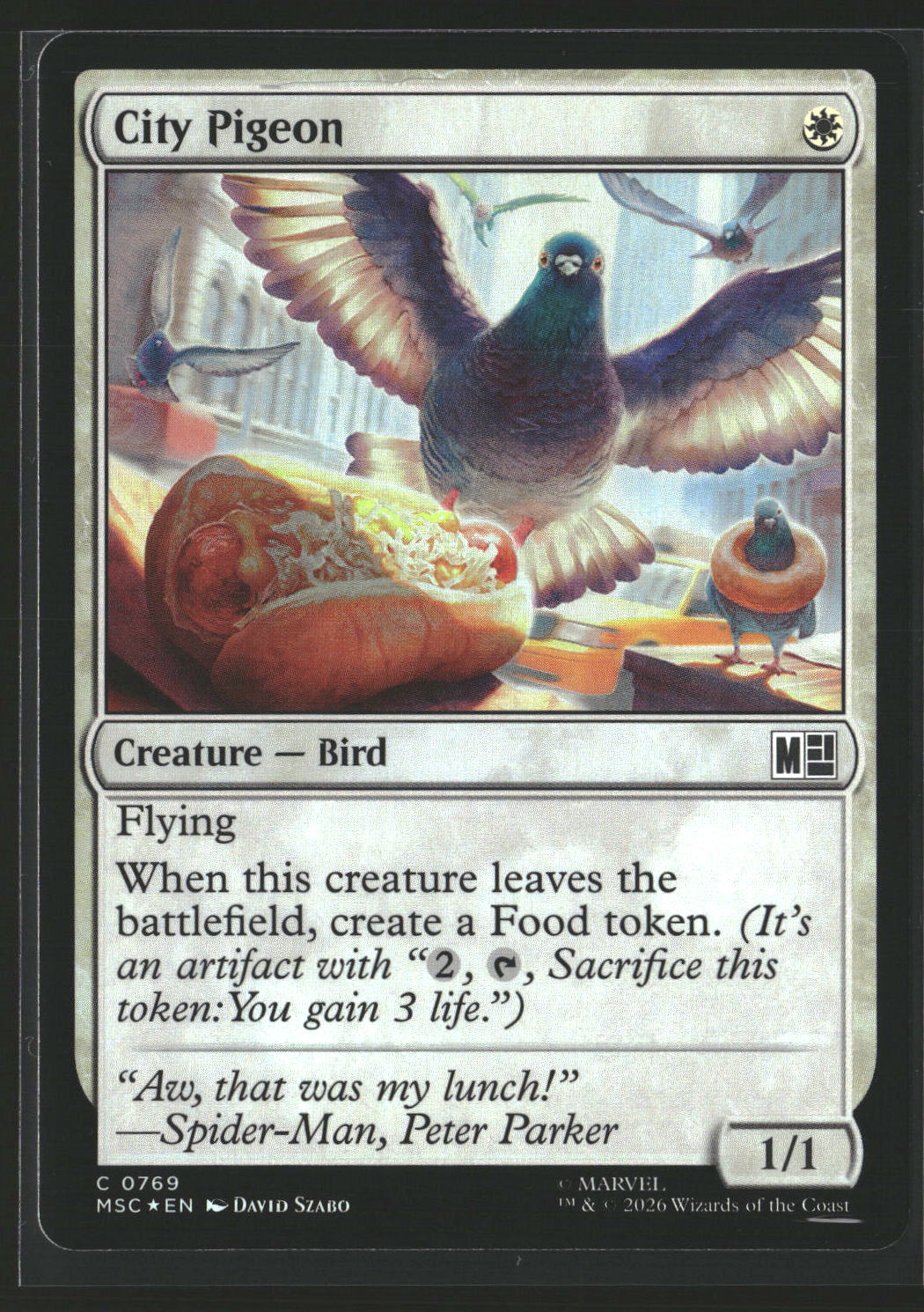 Commander: Marvel Super Heroes City Pigeon